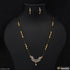 Fashionable Hand-finished Design Gold Plated Mangalsutra Set For Women - Style A397