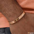 Forever Love Streamlined Design Superior Quality Rose Gold Kada - Style A422