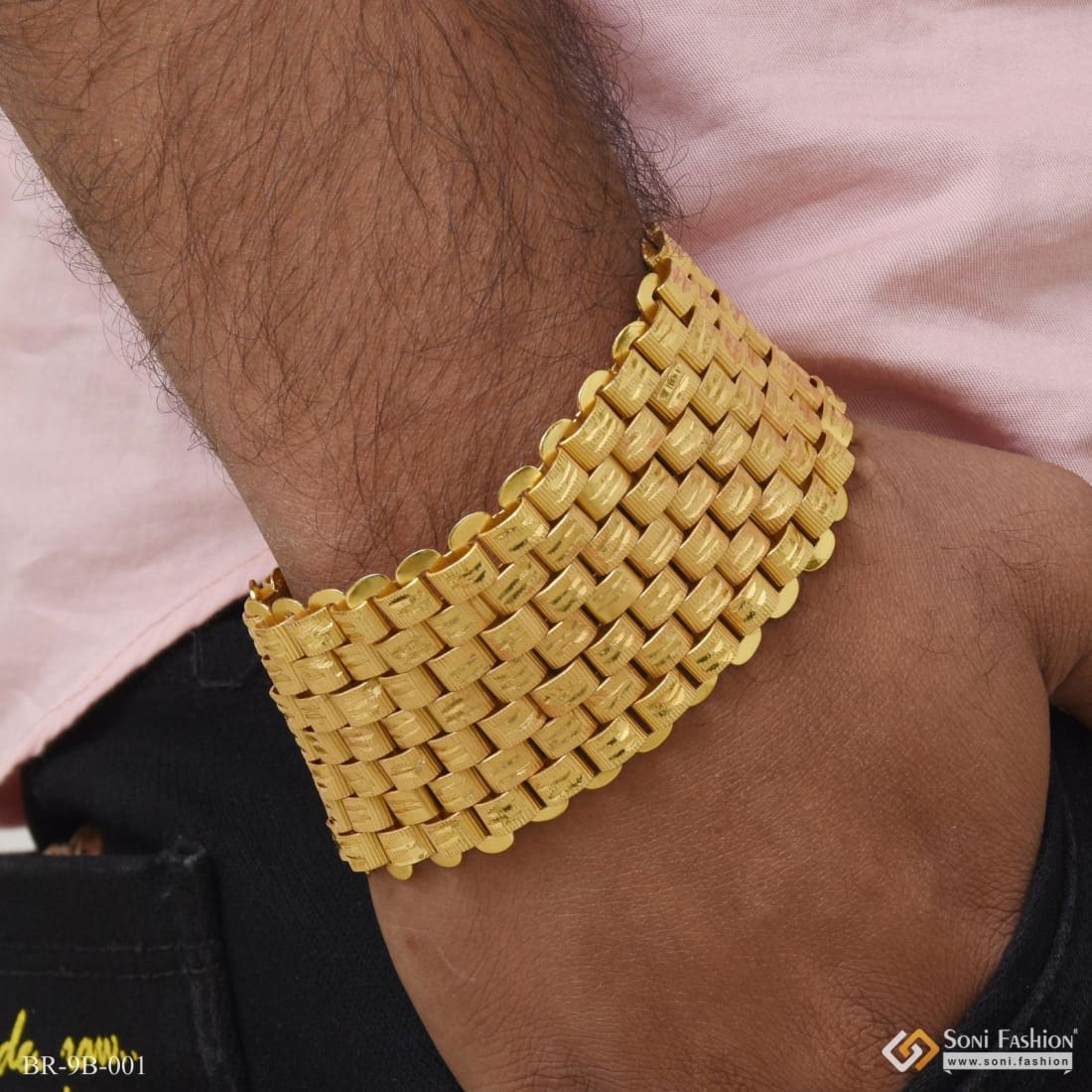 Gloss Matte Kada Style Bracelet for Men- Mesmerize India