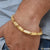 Funky Design With Diamond Best Quality Gold Plated Bracelet