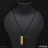 Glamorous Design Black & Golden Color Chain Pendant Combo for Men - Style A604