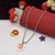 Glittering Design Silver & Rose Gold Color Chain Pendant
