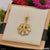 Goga with diamond sophisticated design golden color pendant