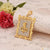 Goga maharaj gold plated hand made pendant with diamonds -