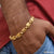 1 Gram Gold Forming Chokdi Cute Design Best Quality Bracelet for Men - Style B915