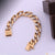 Big golden stainless steel superior quality bracelet