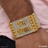 Jay Gopal with Diamond Sophisticated Design Gold Plated Bracelet for Men - Style B132