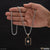 Gorgeous Design Black Silver & Rose Gold Chain Pendant