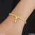 Gorgeous design hand-crafted gold plated bracelet for ladies