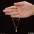 Gold plated necklace with cross pendant - Gorgeous Diamond Best Quality - Style A336