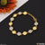 Graceful Design With Diamond Designer Gold Plated Bracelet