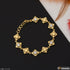 Graceful Design With Diamond Designer Gold Plated Bracelet For Ladies - Style A270
