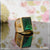 Green Stone With Diamond Gorgeous Design Gold Plated Ring