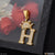 H Letter With Diamond Best Quality Attractive Design