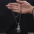 Hand Beautiful Design Premium-Grade Quality Chain Pendant Combo for Men (CP-B273-B020) - skull chain pendant.