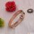 Hand-cuff Stunning Design Superior Quality Silver & Rose Gold Color Kada - Style A374