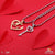 Heart with key locket 2 chain for valentine gift pendant set