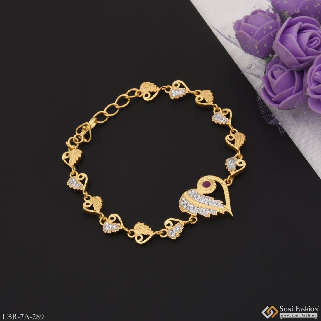 Black Onyx Heart bracelet silver chain for women – Kiri Kiri
