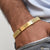 High-quality eye-catching design golden color bracelet for