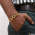 Horse Bracelet Kada Beautiful Design Gold Plated for Men - Style A104