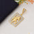Horse With Diamond Extraordinary Design Gold Plated Pendant