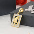 Horse With Diamond Extraordinary Design Gold Plated Pendant For Men - Style B715