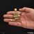 Jaguar in artificial lion nail best quality gold plated