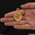 Jaguar with diamond extraordinary design gold plated pendant