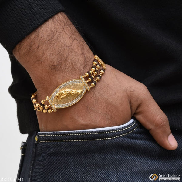 Alwand Vahan JAGUAR Bracelet in 14K Gold and Diamonds - 22584D08