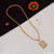Jay Mataji Artisanal Design Gold Plated Chain Pendant Combo