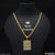 Gold chain pendant necklace with woman’s picture - Jay Thakar Dainty Design for men
