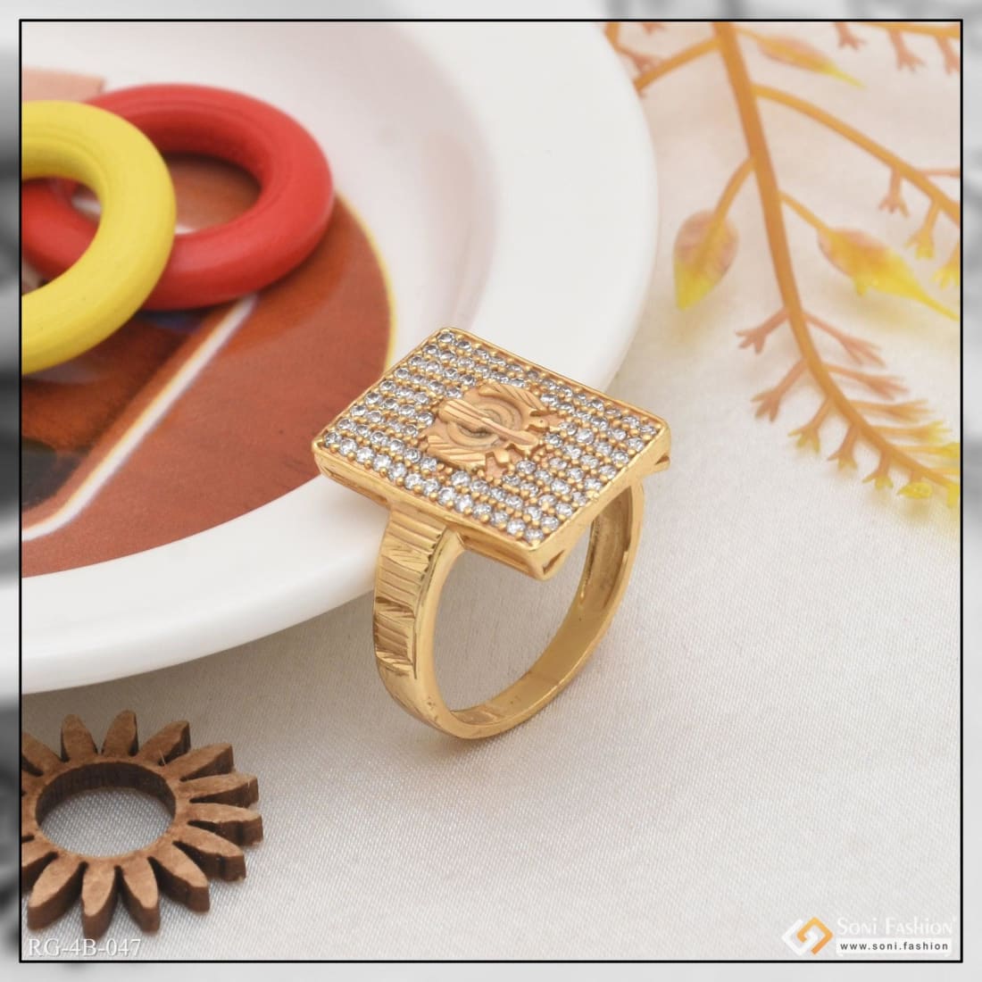 ਨਿਰਭਉ ਨਿਰਵੈਰੁ Gracious Gold Khanda Ring Durga Jewellers Banga  facebook.com/jewellers.durga instagram.com/jewellers_durga +919872131007 # khanda #sikhi... | By Durga Jewellers BangaFacebook