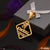 Maa Khodal Krupa With Diamonds Gold Plated Pendant For Men