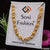 Kohli leaf cube fashionable design gold plated chain for men