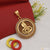 Latest design goga maharaj gold plated round pendant