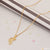 Latest Diamond Brilliant Design Gold Plated Necklace - Style A364