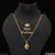 Gold plated necklace with ’Fashion’ pendant - Latest Diamond Decorative Design - Style A365