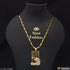 Leopard Fashionable Design Gold Plated Chain Pendant Combo for Men (CP-B855-B480)