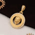 Lion with Diamond Finely Detailed Design Gold Plated Pendant for Men - Style B455