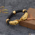 Gold lion head bracelet for men - high-quality latest design.