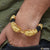 Lion Face Fancy Design High-Quality Gold Plated Bracelet for Men
