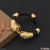 High-Quality Gold Lion Face Fancy Design Bracelet - Style B077