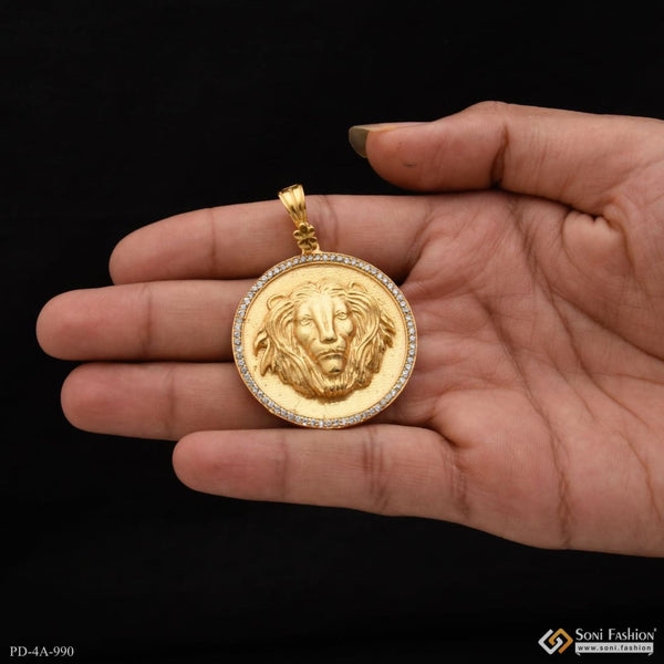 Lion Unique Design Premium-grade Quality Gold Plated