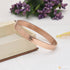 Love Only You Finely Detailed Design Rose Gold Kada For Men - Style A839