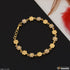 Lovely Design With Diamond Funky Design Gold Plated Bracelet For Ladies - Style A258