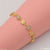 Lovely Design With Diamond Funky Gold Plated Bracelet For