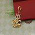 Mahadev With Diamond Extraordinary Design Gold Plated Pendant For Men - Style B665