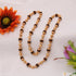 Mala with Golden Ball Streamlined Design Gold Plated Rudraksha Mala - Style A164