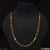 Gold plated mala with diamond pendant - Style A368
