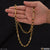 Gold Plated Mala with Diamond and Chain - Style A368